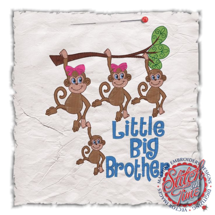 Monkies (89) Little Big Brother 5x7