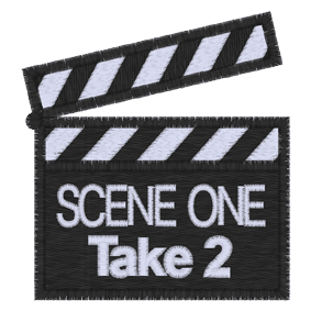 Movies (A10) Clapper Board 4x4