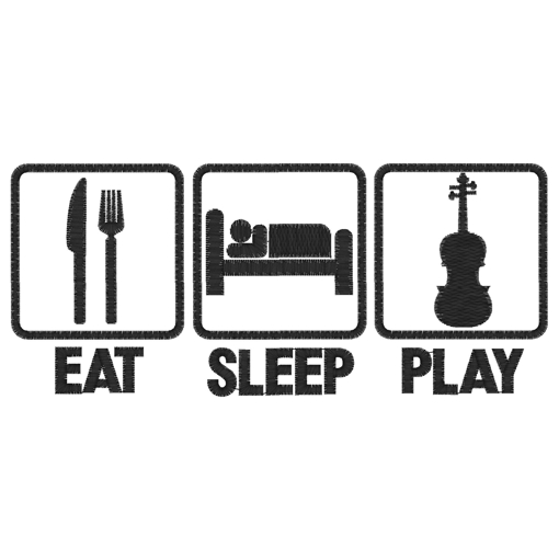 Music (12) Eat Sleep Play 5x7