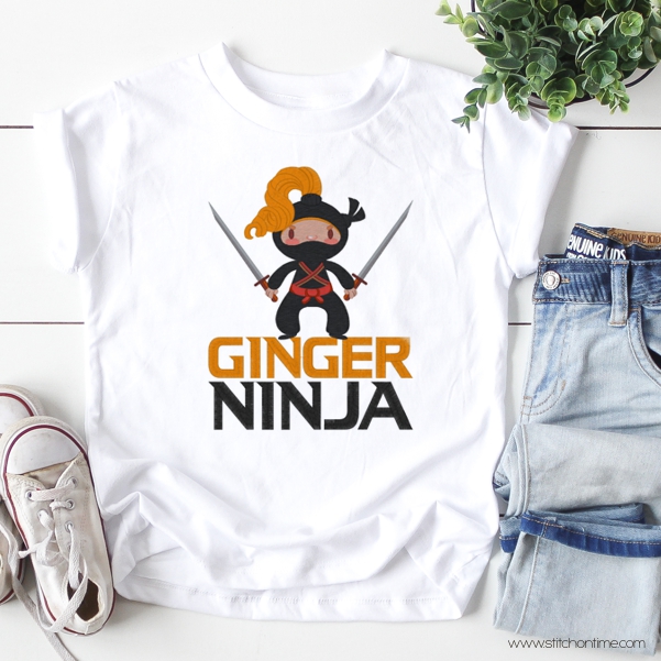4 NINJA : Ginger Ninja 2 versions Male & Female