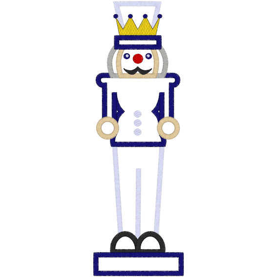 Nutcracker (A18) Applique 5x7