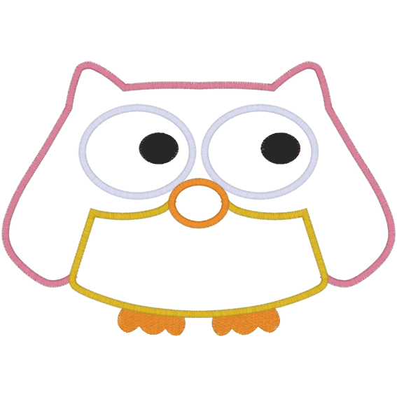 Owl (A4) Owl Applique 5x7