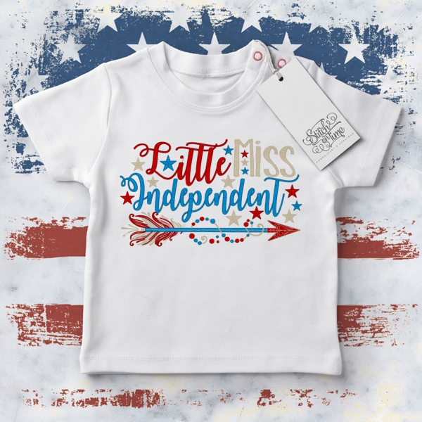138 Patriotic : Little Miss Independent