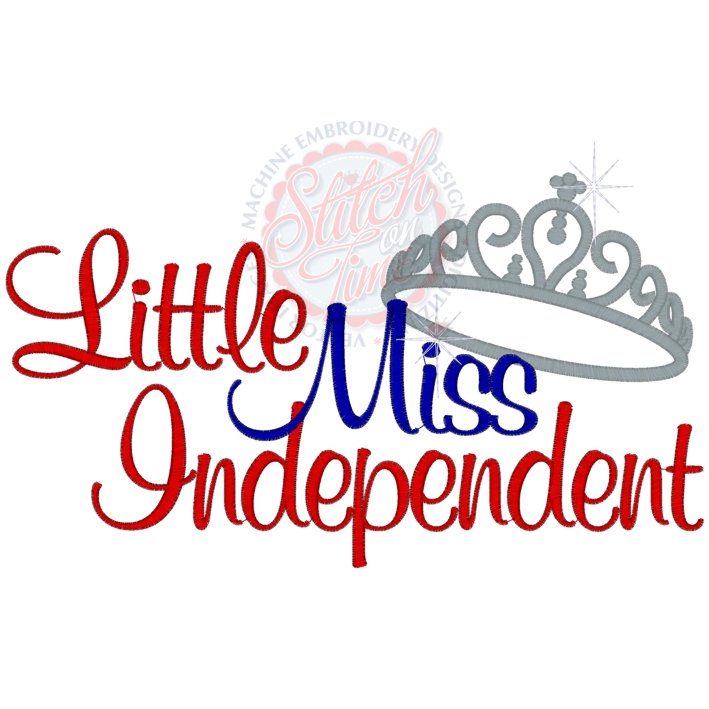 Patriotic (61) Little Miss Independent 6x10