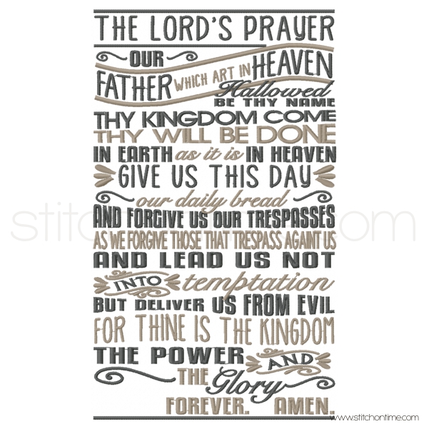 27 Religion : The Lord's Prayer