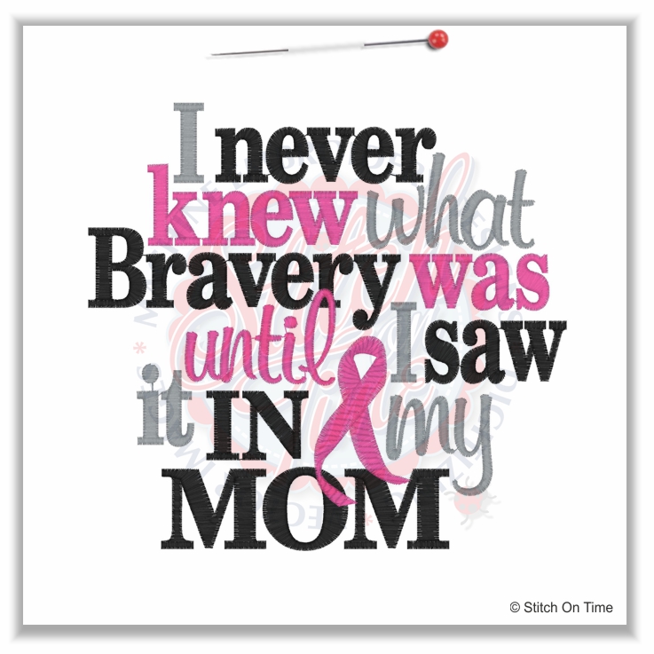36 Ribbons : Bravery Mom 6x10