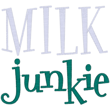 Sayings (A1027) Milk Junkie 4x4