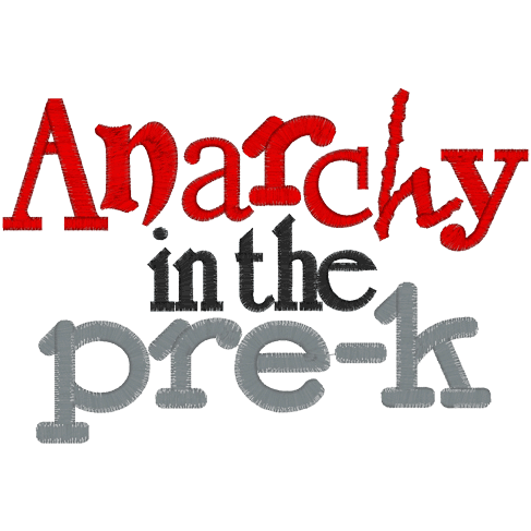 Sayings (A1081) Anarchy 5x7
