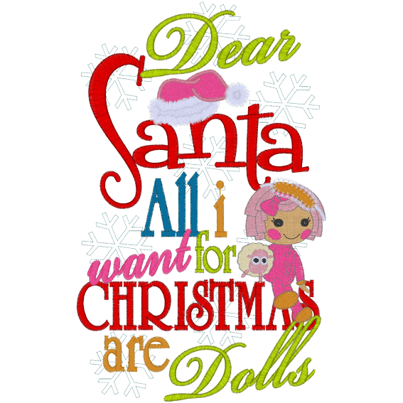 Sayings (A1184) Dear Santa 6x10