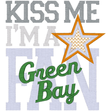 Sayings (A1195) Green Bay Fan 5x7