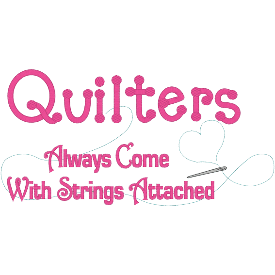 Sayings (A1265) Quilters 200x300