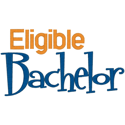 Sayings (A1333) Eligible Bachelor 5x7