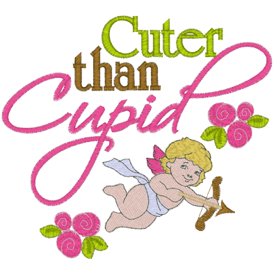 Sayings (A1395) Cuter Than Cupid 5x7