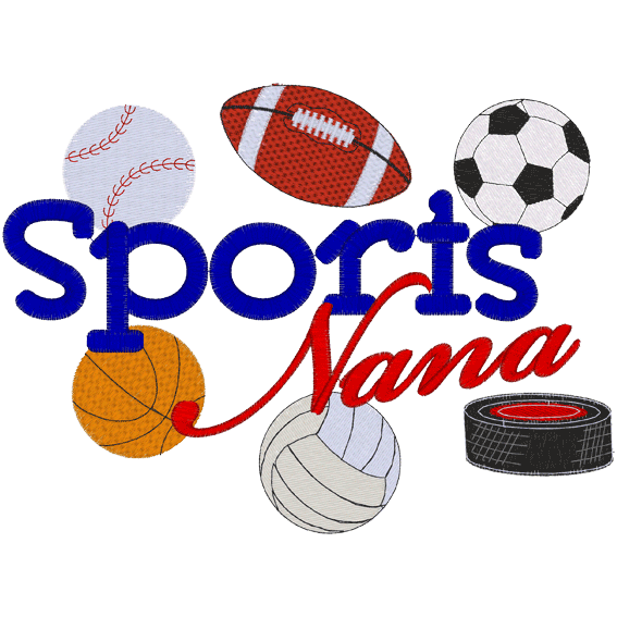 Sayings (A1455) Sports Nana 6x10