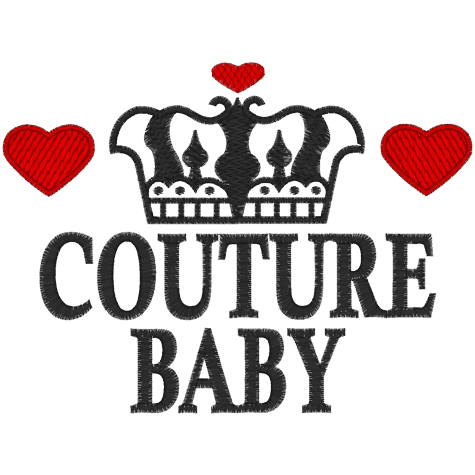 Sayings (A1512) Couture Baby 4x4
