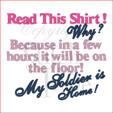 Sayings (2132) Read This Shirt 6x10