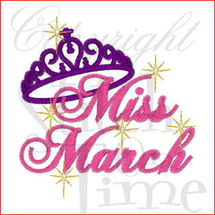 Sayings (1675) Miss March 5x7