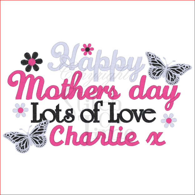 Sayings (1794) Happy Mothers Day (Add Name) 6x10