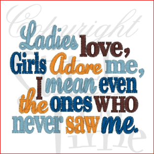 Sayings (1851) Ladies Love 4x4