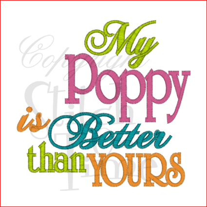 Sayings (1913) Poppy 5x7