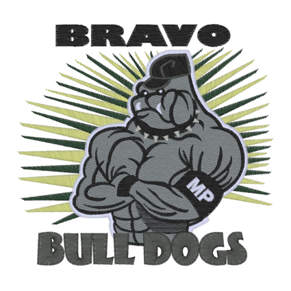 Sayings (2194) Bravo Bulldogs 5x7