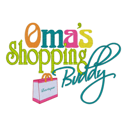 Sayings (2202) Omas Shopping Buddy 5x7