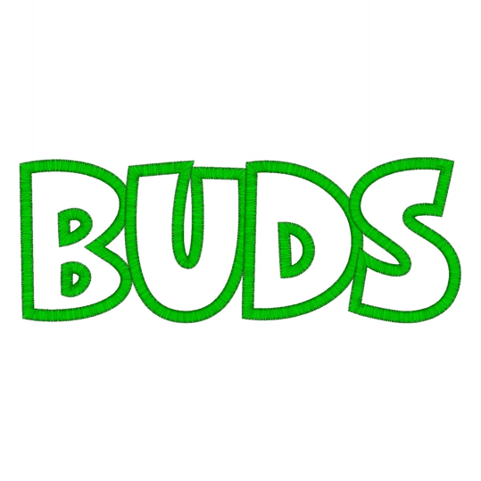 Sayings (2324) Buds Applique 5x7