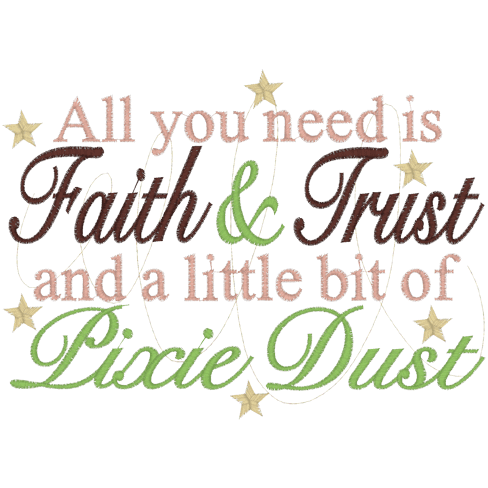 Sayings (A235) Pixie Dust 5x7