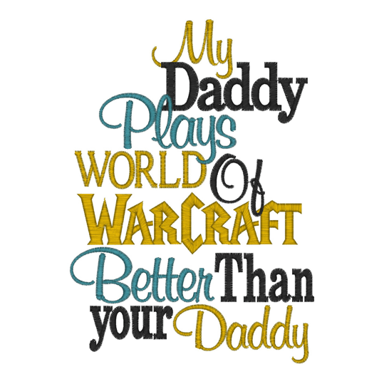 Sayings (2435) Daddy Plays 5x7
