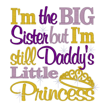 Sayings (2460) Daddys Little Princess 5x7
