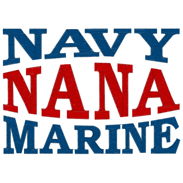 Sayings (2511) Navy Marine Nana 6x10