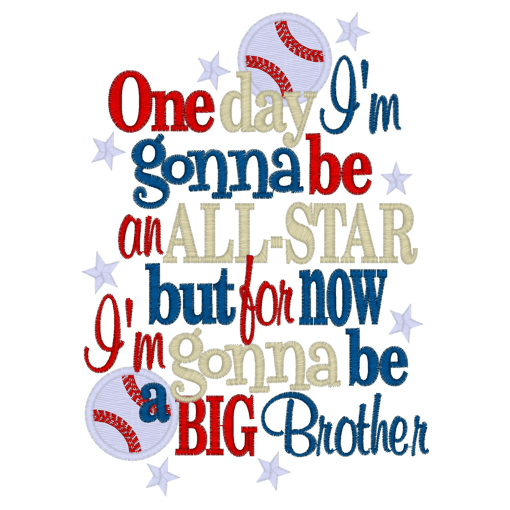 Sayings 2533 Gonna Be An All-Star 5x7