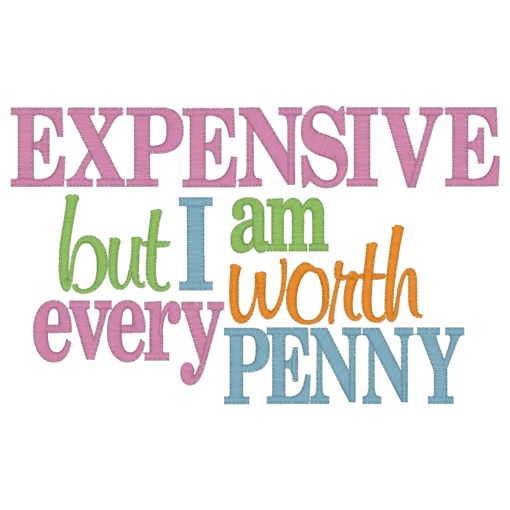 Sayings (2717) Expensive 5x7