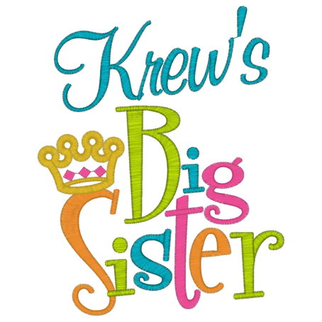 Sayings (2761) Big Sister 5x7