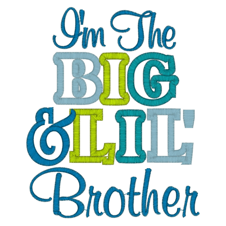 Sayings (2813) Brother Applique 5x7