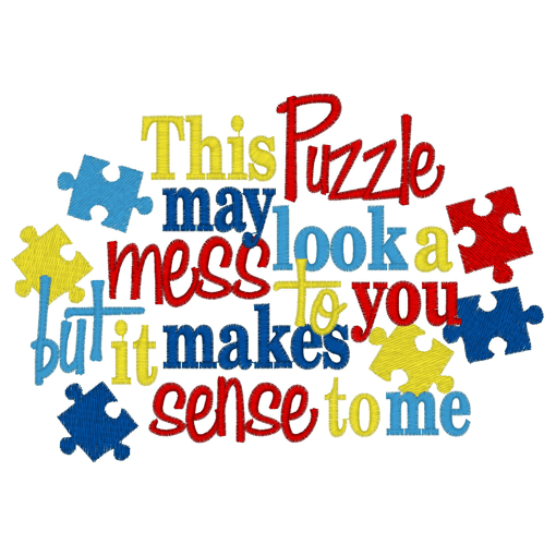 Sayings (2841) Autism Puzzle 5x7