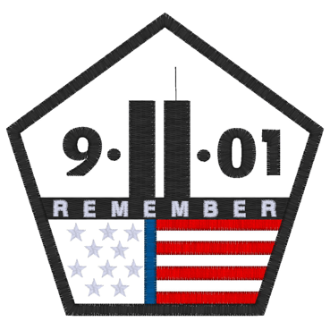 Sayings (2870) 9 11 Remember Applique 5x7