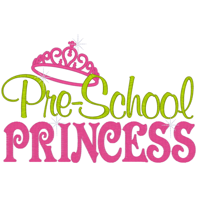 Sayings (2890) Pre-School Princess 6x10