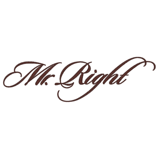 Sayings (3064) Mr. Right 5x7