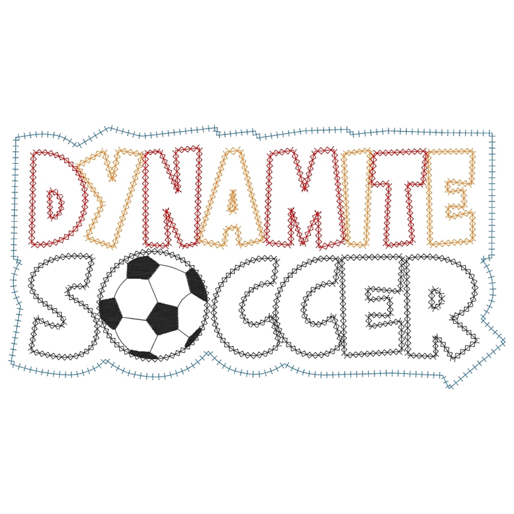 Sayings (3347) ...Soccer Applique 6x10