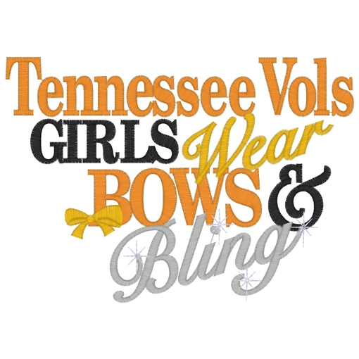 Sayings (3376) ...Tennessee Vols Girls 5x7