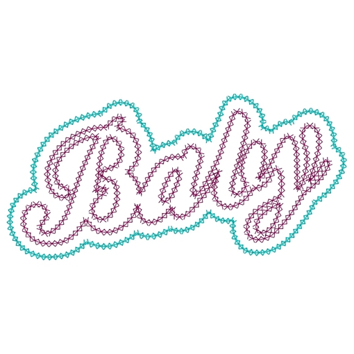 Sayings (3390) ...Baby Applique 5x7