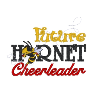 Sayings (3539) ...Future Hornet Cheerleader 4x4