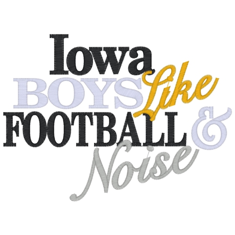 Sayings (3725) Iowa Boys 5x7