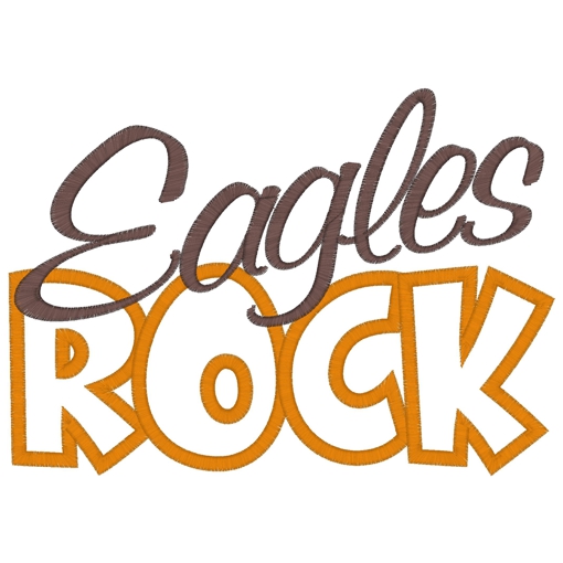 Sayings (3748) Eagles ROCK Applique 5x7