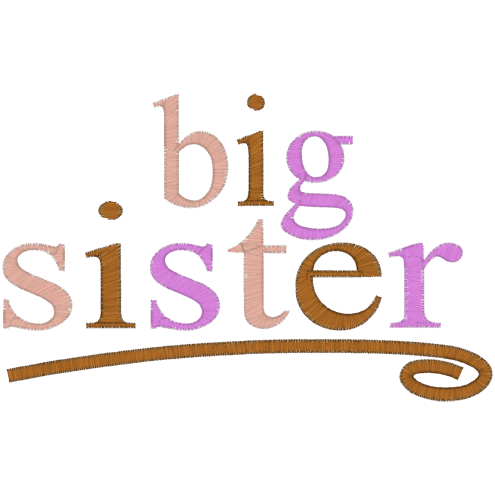 Sayings (A387) Big Sister 5x7