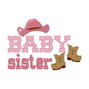 Sayings (3946) Baby Sister 4x4