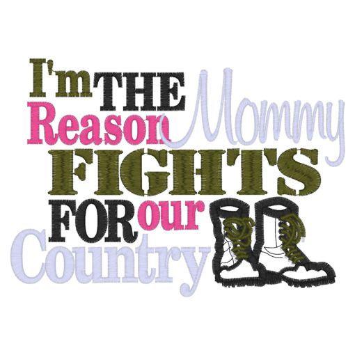 Sayings (3952) Im The Reason Mommy Fights 5x7