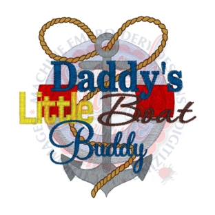 Sayings (4174) Daddys Future Boat Buddy 4x4