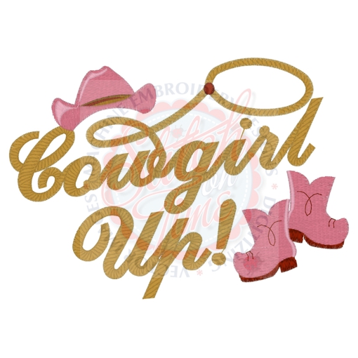 Sayings (4239) Cowgirl Up 5x7